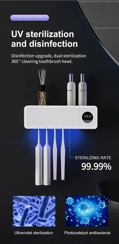 UV Toothbrush Holder Rechargeable