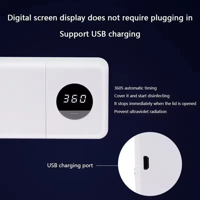 UV Toothbrush Holder Rechargeable