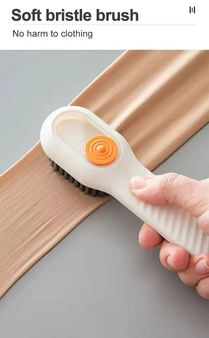 Cleaning Shoe Brush With Liquid