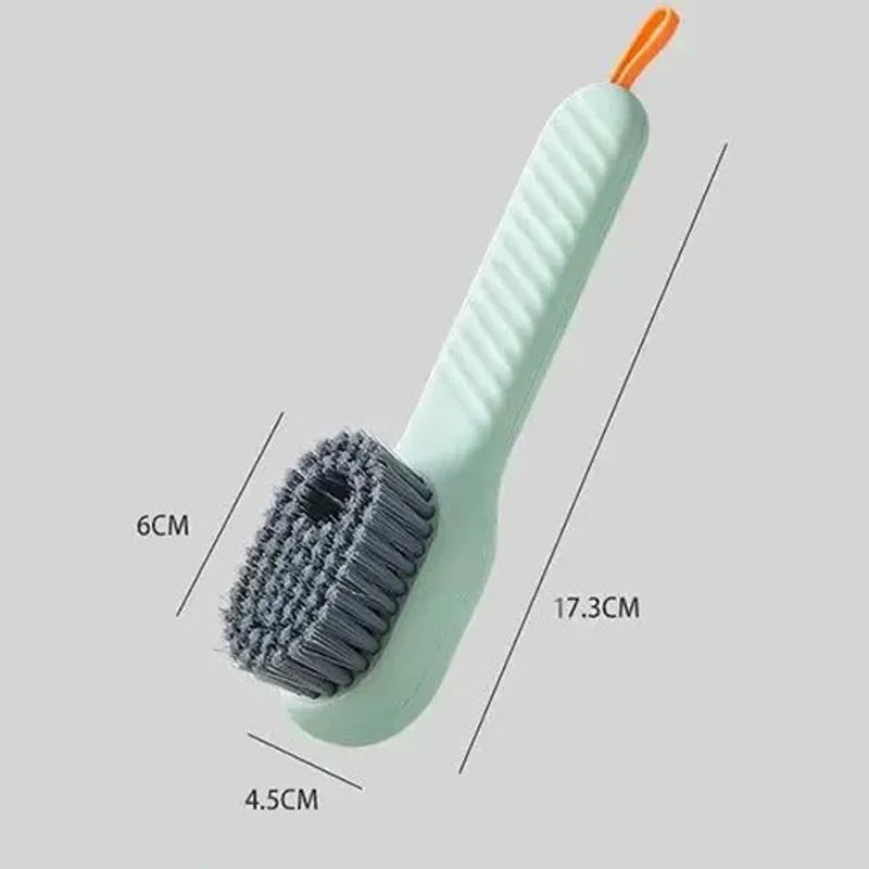 Cleaning Shoe Brush With Liquid