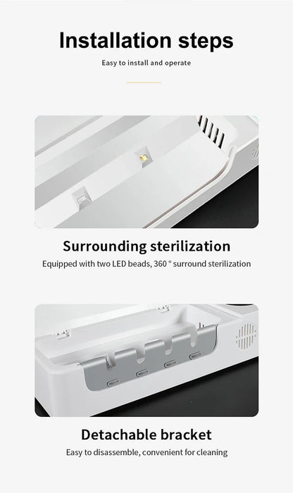 UV Toothbrush Holder Rechargeable